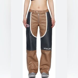 Cactus Jack x Air Jordan 2-tone Leather Pants